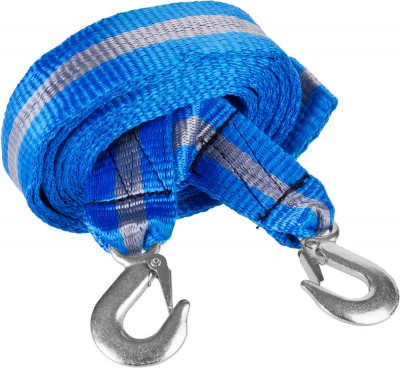 Трос буксировочный ЗУБР "ЭКСПЕРТ" 2 крюка сумка 5м 3,5т