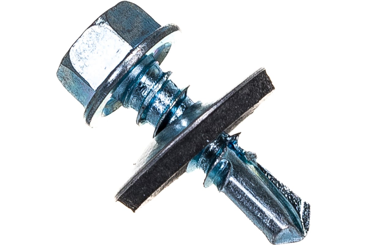 Саморез кровельный 5,5х32 цинк пакет (3шт) ГОСКРЕП