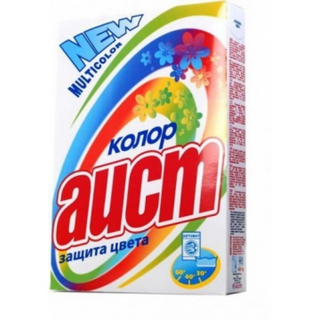 Порошок стиральный АИСТ 400г колор