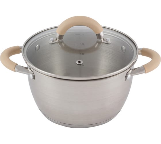 Кастрюля нерж. Fortuna 2,5л 7218