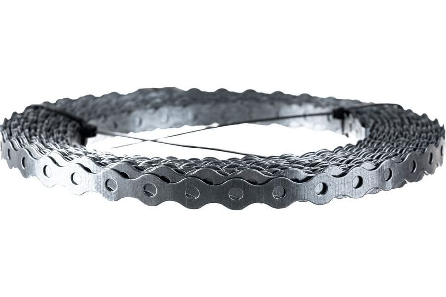 Лента монтажная перф.оцинкованная ВОЛНА 0,55х17 25м 13-001975013-0019750- купить в АПлайн