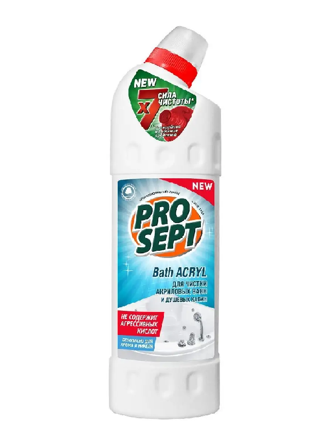 Средство Prosept  Bath Acryl для чистки акрил.поверхностей и душевых Концентрат 0,75 189-075
