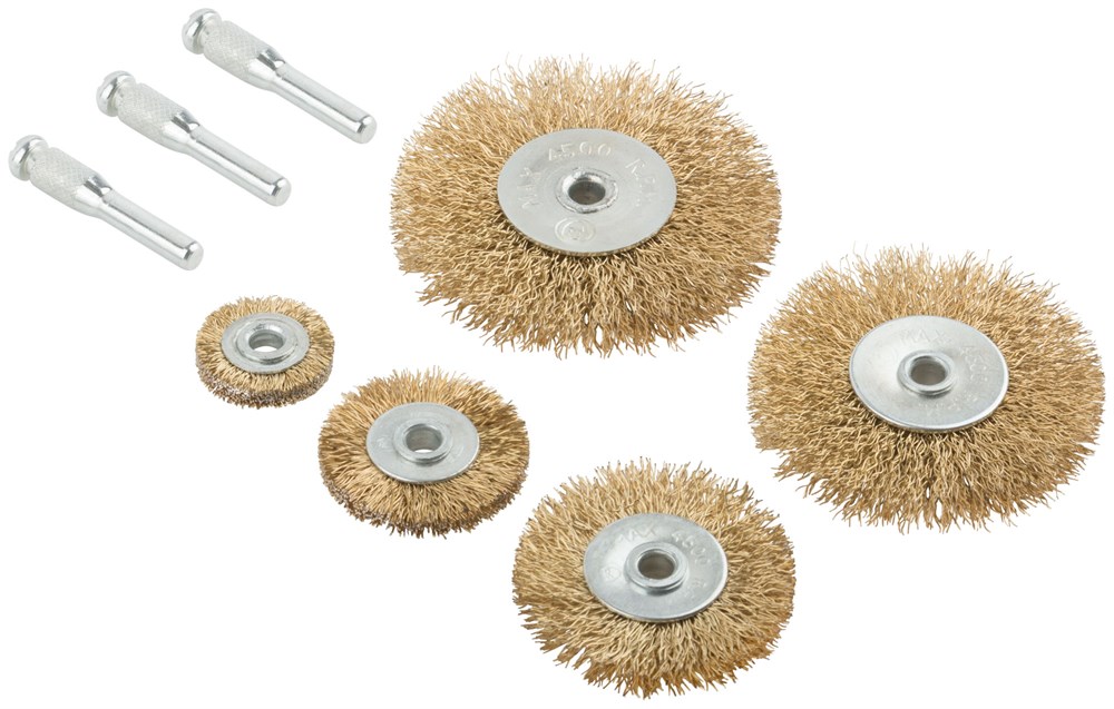 Корщетка для дрели набор 5шт. (диск 25/38/50/63/75мм) 38570М/38572