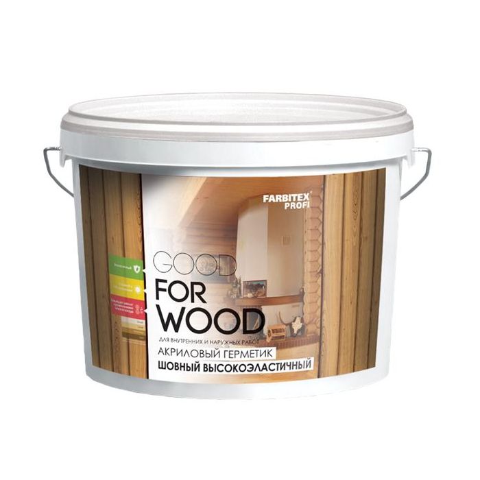 Герметик акриловый FARBITEX PROFI шовный высокоэластичный сосна 3кг***