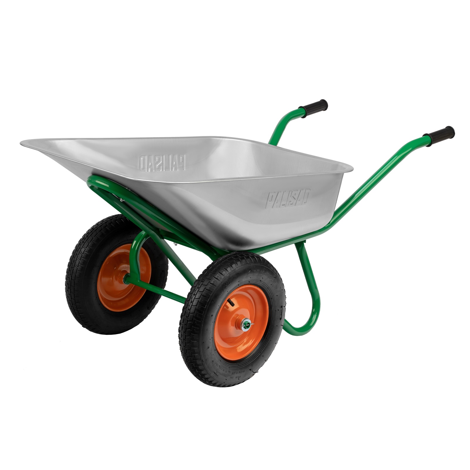 Тачка садово-строительная усиленная 2-колесная 100л, 320кг Palisad 689233